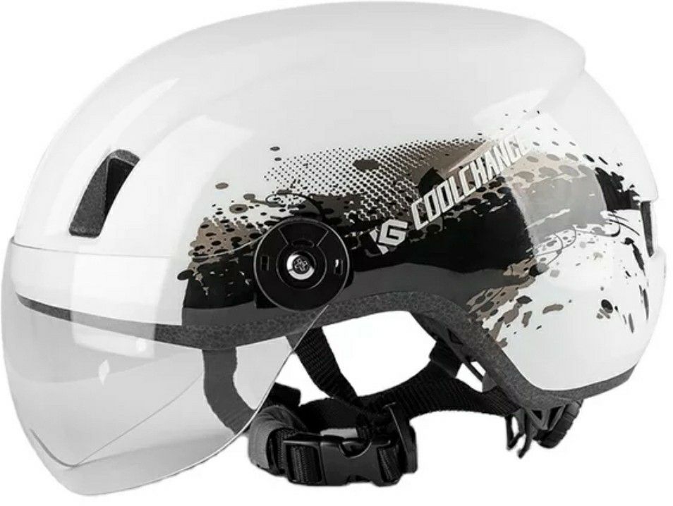 Bike helmet.