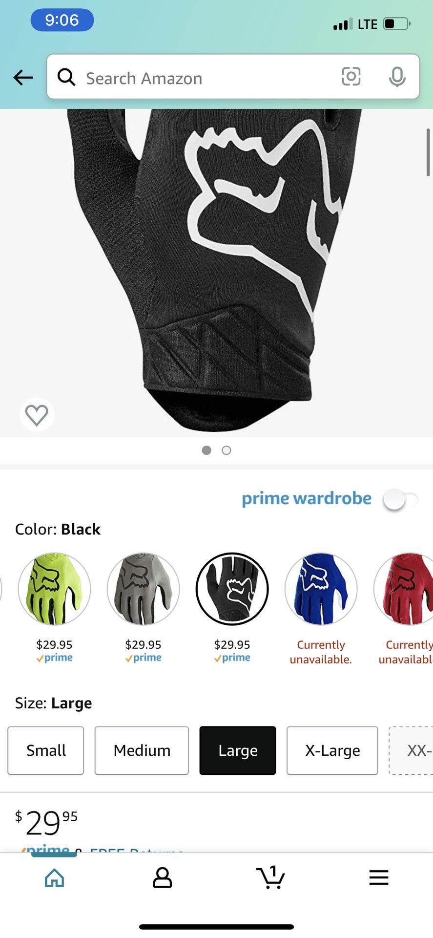 Fox Gloves MTB gloves Fox Gloves