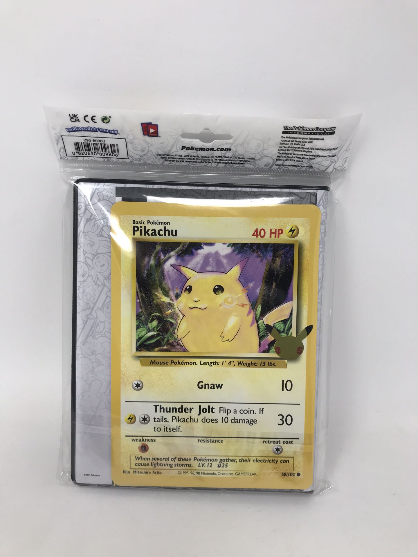 Pokemon 25th Anniversary Collectors Binder for Trading Cards