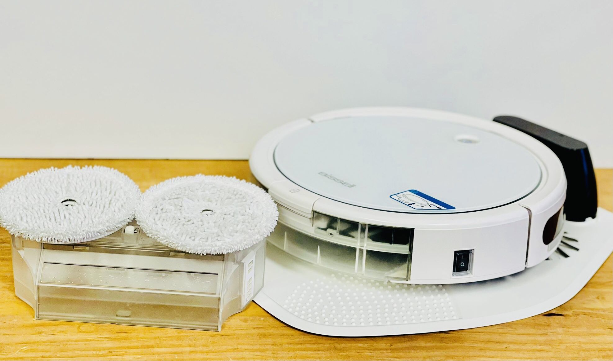 Bissell SpinWave Hard Floor Expert Pet Robot, 2-in-1 Wet Mop and Dry Robot Vacuum, WiFi Connected