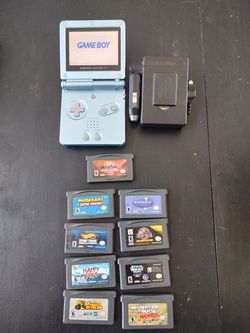Nintendo DS Lite And Gameboy Advance SP With Games Thumbnail