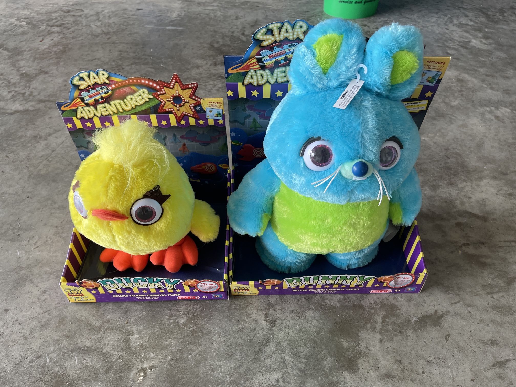 Toy story 4 Plushie Signature collection gnu ducky and bunny