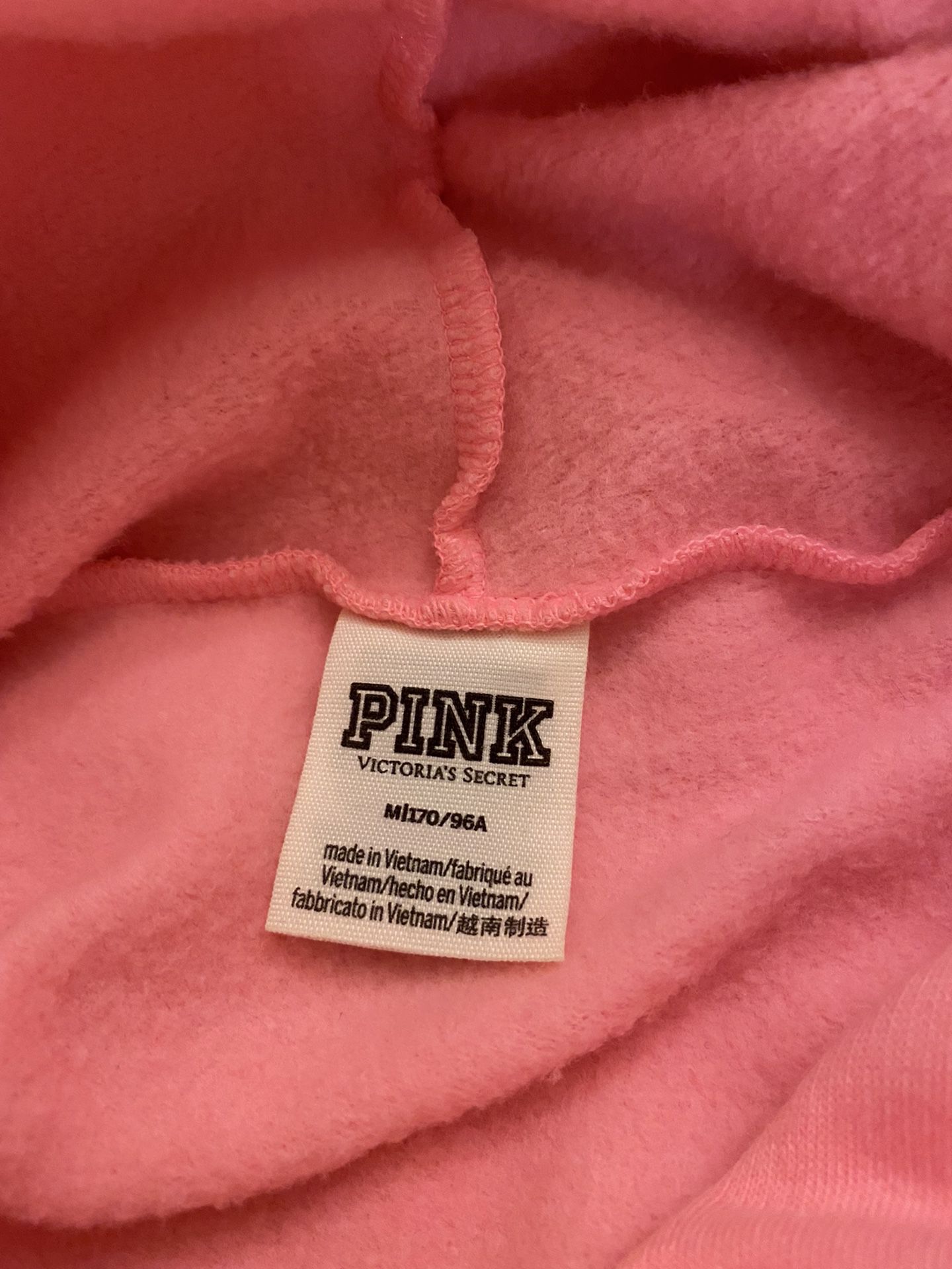 Pink Cropped Hoodie From Victoria’s Secret PINK, Size Medium