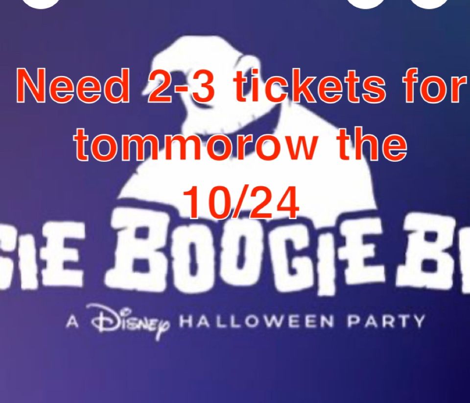 Need 2 Or 3 Tickets For The 24th