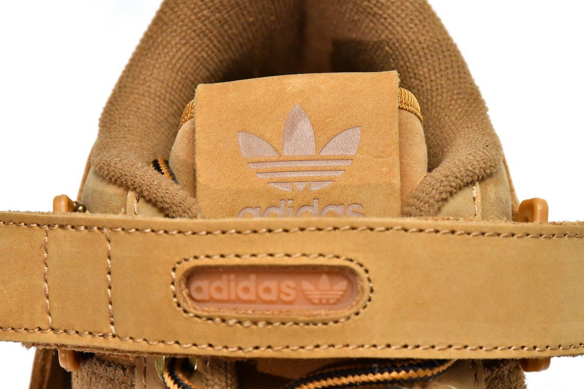 Adidas wheat yellow joint retro casual sneakers