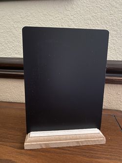Double Sided Chalkboards With Wood Bases For Parties, Showers, Weddings & More Thumbnail