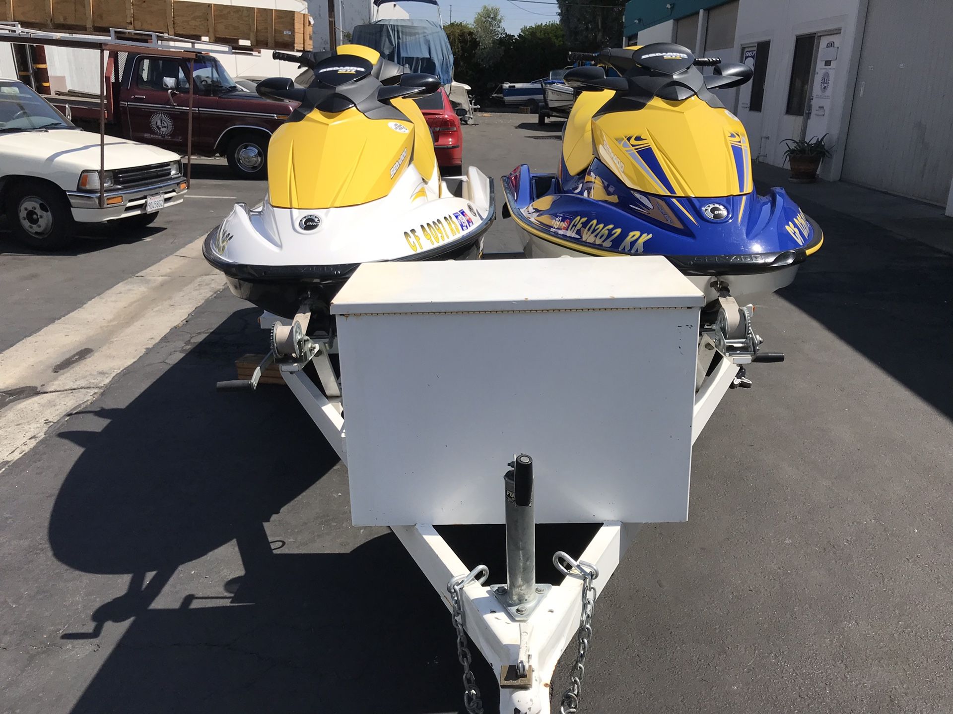 2006 & 2007 Sea Doo GTI SE with 53 and 65 hours 2003 Zieman trailer clean title current