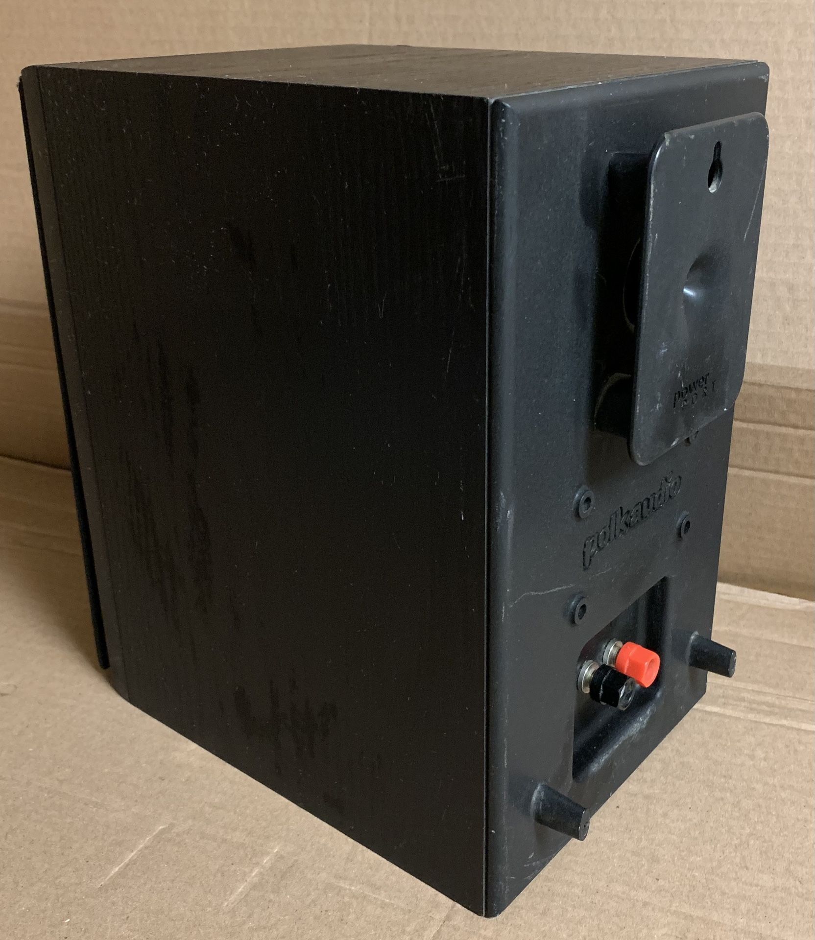 Tested and confirmed working great Single Polk Audio RT15i Dynamic Balance Bookshelf Speaker & WALL MOUNTS