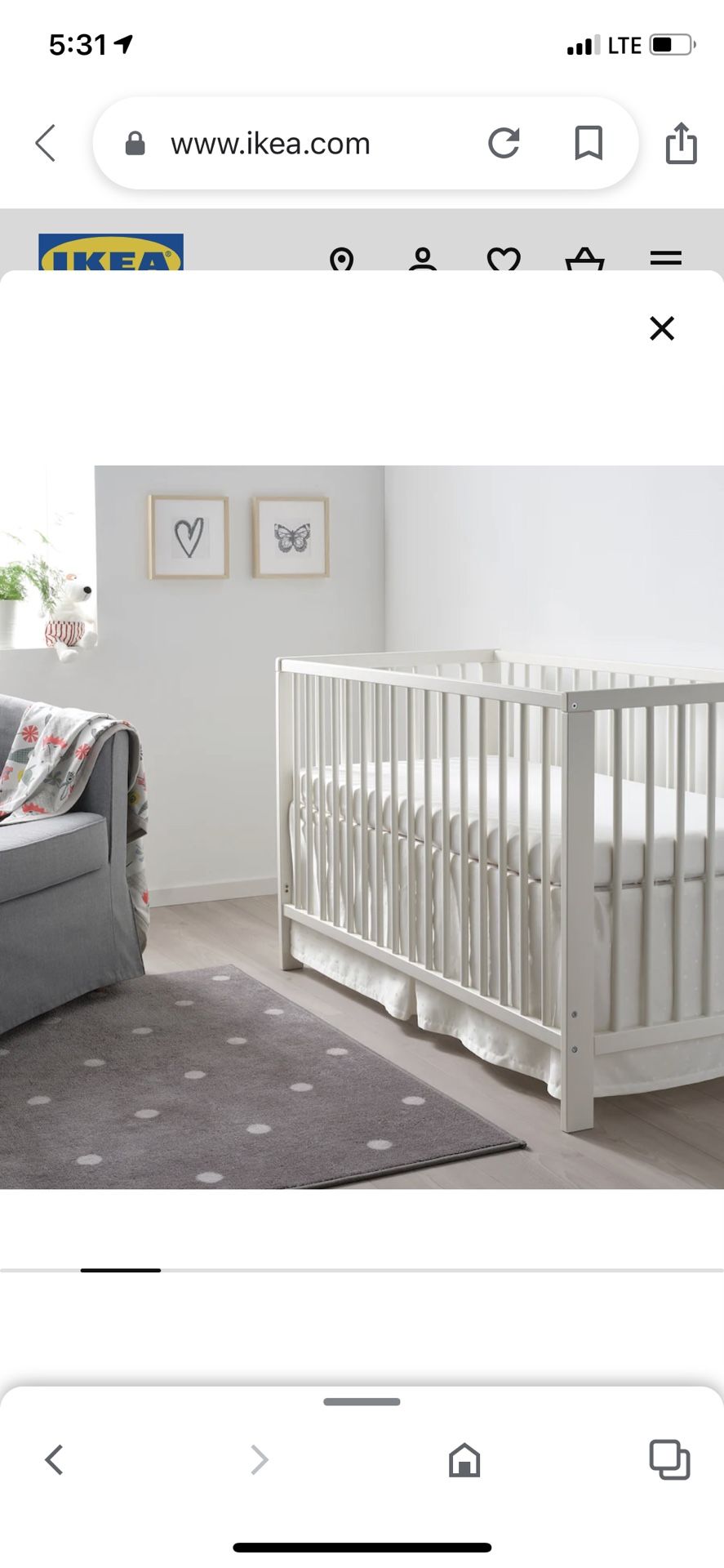 Crib With Mattress