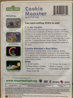 Sesame Street Elmo And Cookie Monster Dvd S For Sale In Escondido Ca Offerup