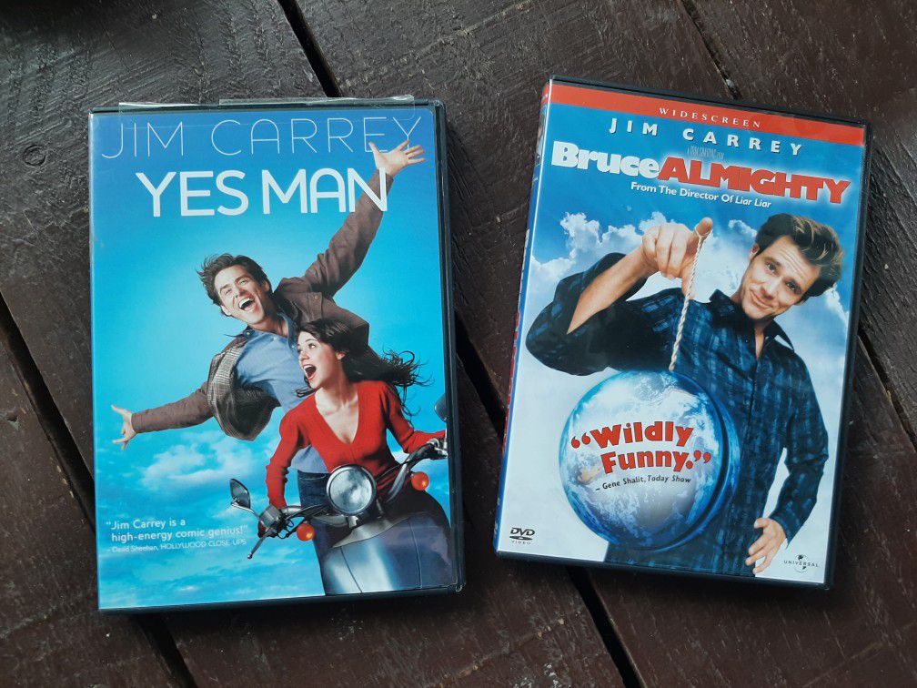 Yes Man & Bruce Almighty Jim Carrey DVD Movie Video