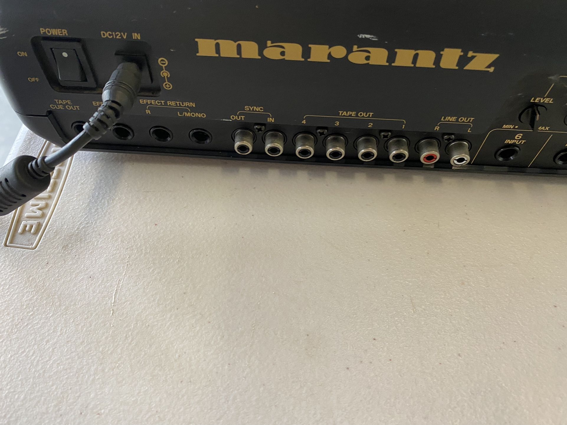 USED MARANTZ PROFESSIONAL 6 CHANNEL MIXER/4TRCK RECORDER PMD 740