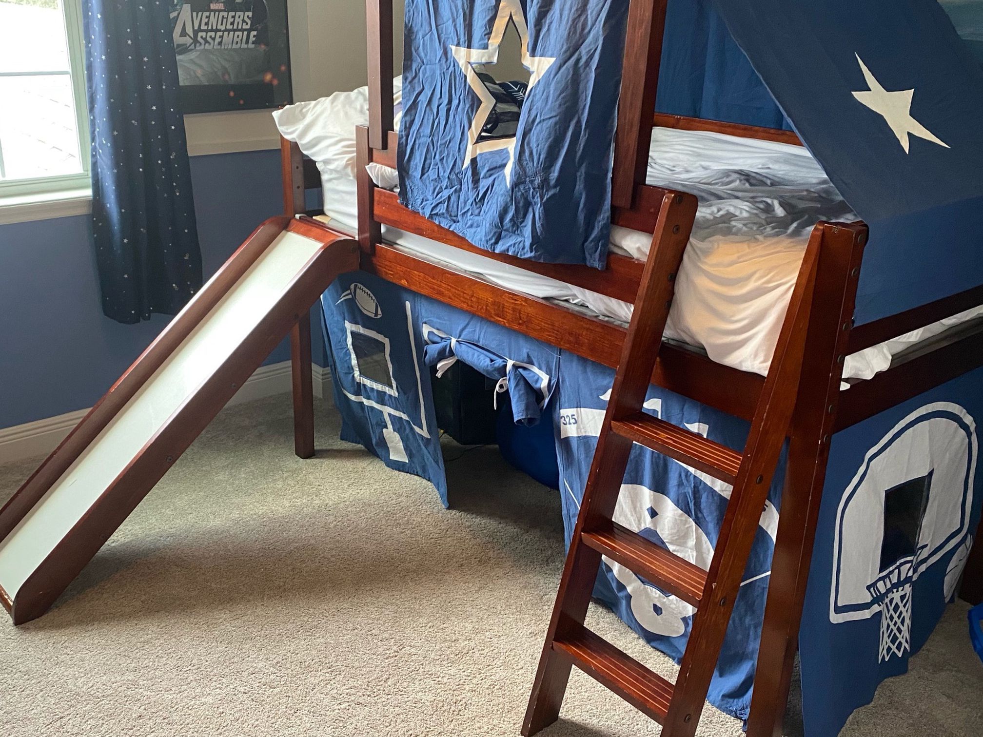 Canopy Tent Fort Bedroom Set With Matching Dresser