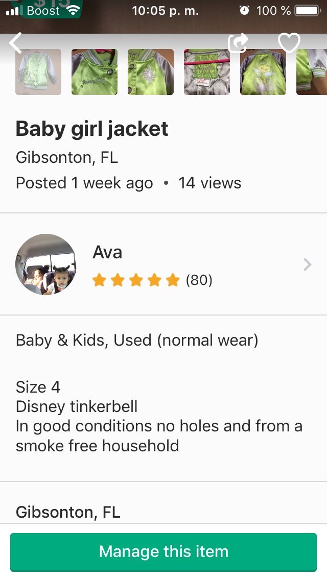 Disney tinkerbell jacket