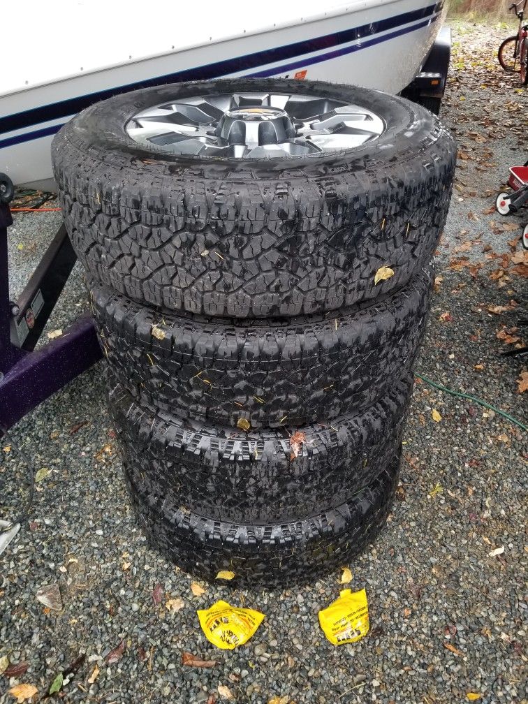 4 Wheels/tires Fit 2021 Chevy 2500