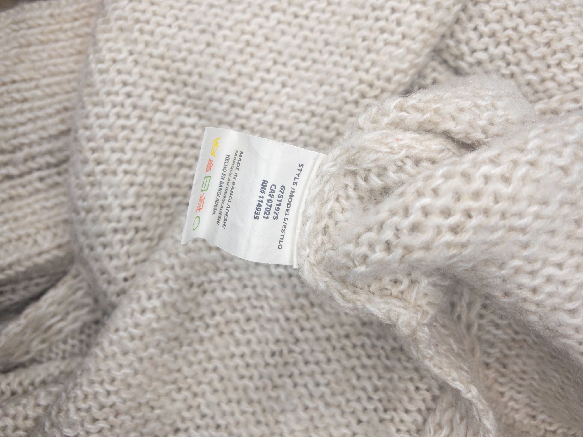 RD Style X Francesca’s V Neck Poncho Sweater