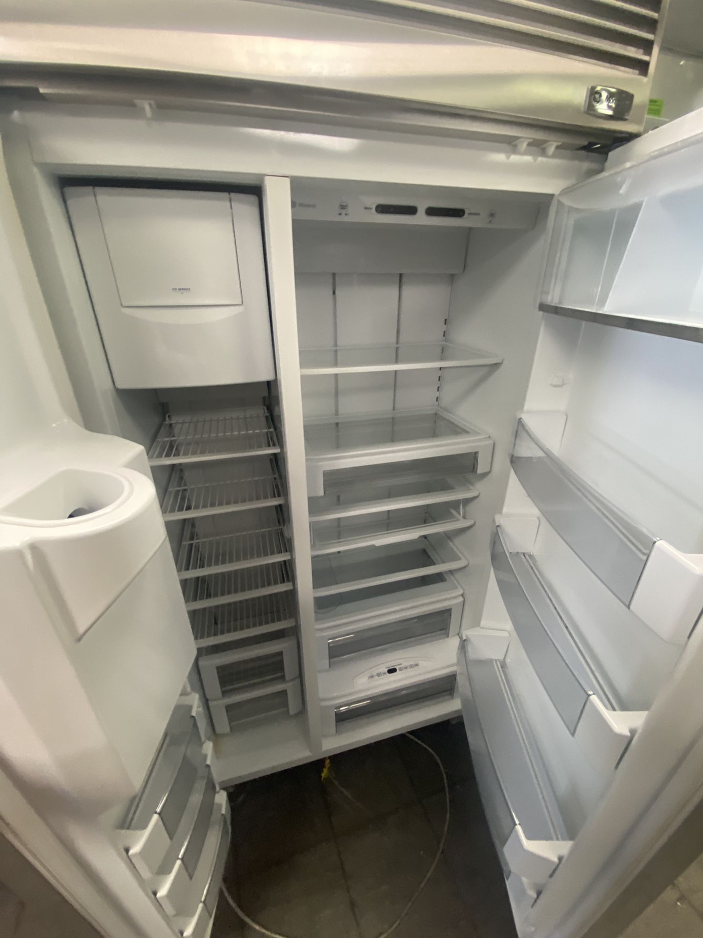 42” Ge Monogram Built In Side By Side Refrigerator