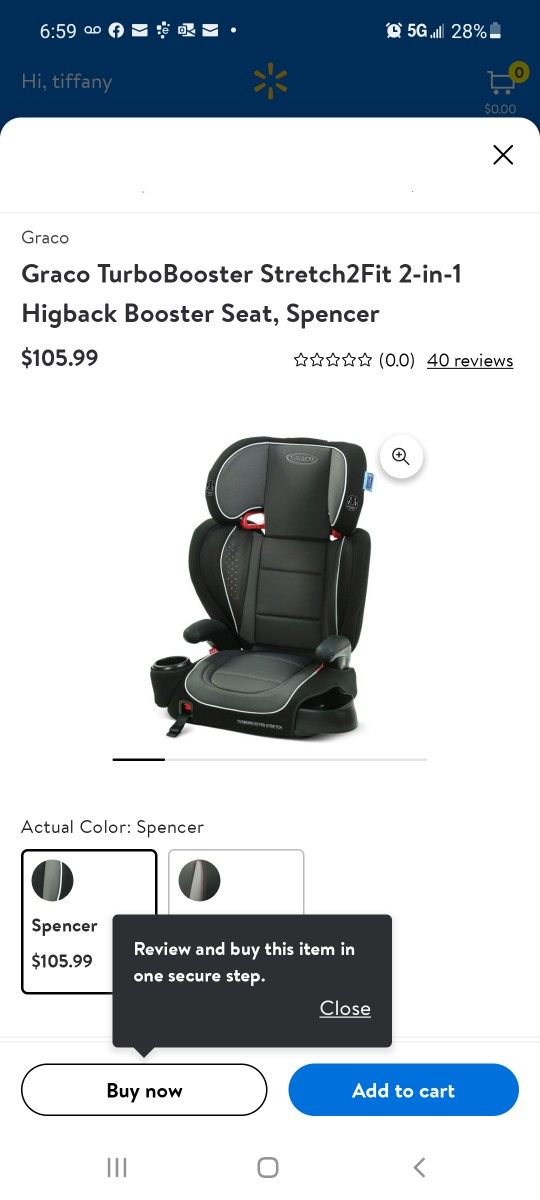 Graco Carseat/booster