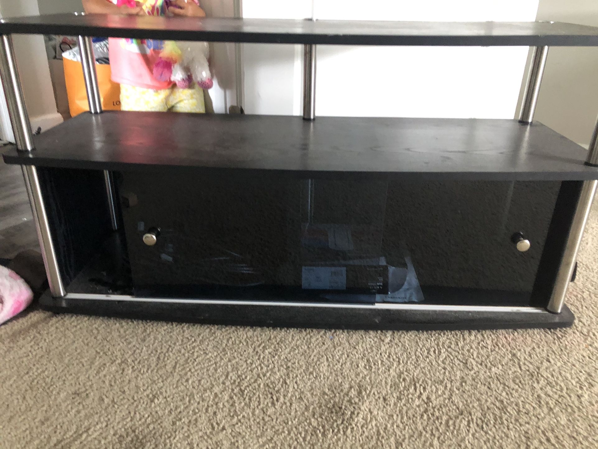 Glass Entertainment Table