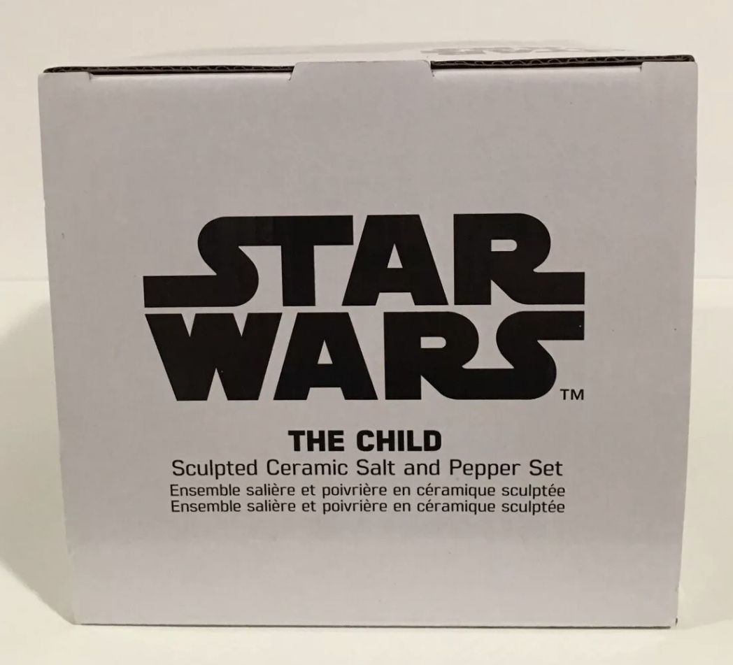 Star Wars The Child Mandalorian Baby Yoda Ceramic Salt And Pepper Set