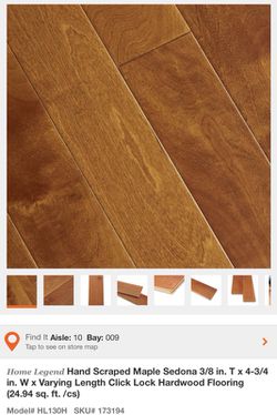 Home Legend Hand Sed Maple Sedona 3, Maple Sedona Hardwood Flooring