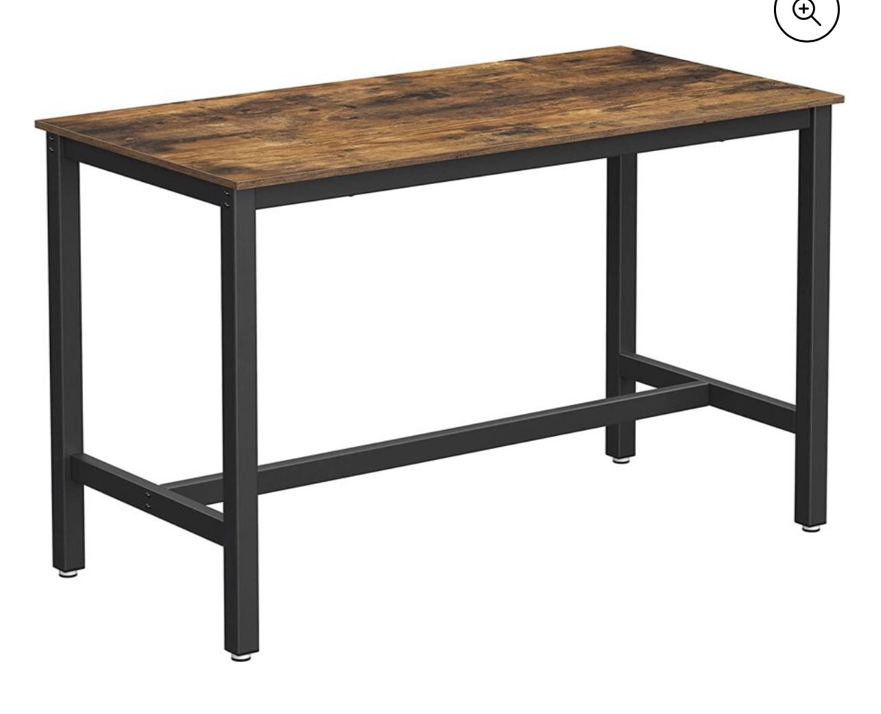 Bar Table Set, Bar Table with 2 Bar Stools, Dining table set, Kitchen Counter with Bar Chairs, Industrial for Kitchen, Living Room, Party Room, Rustic