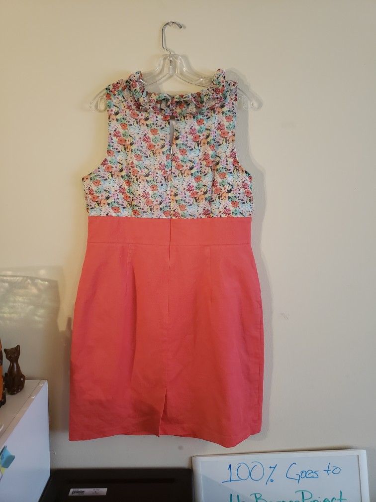 Floral/Coral Dress (Fundraiser)