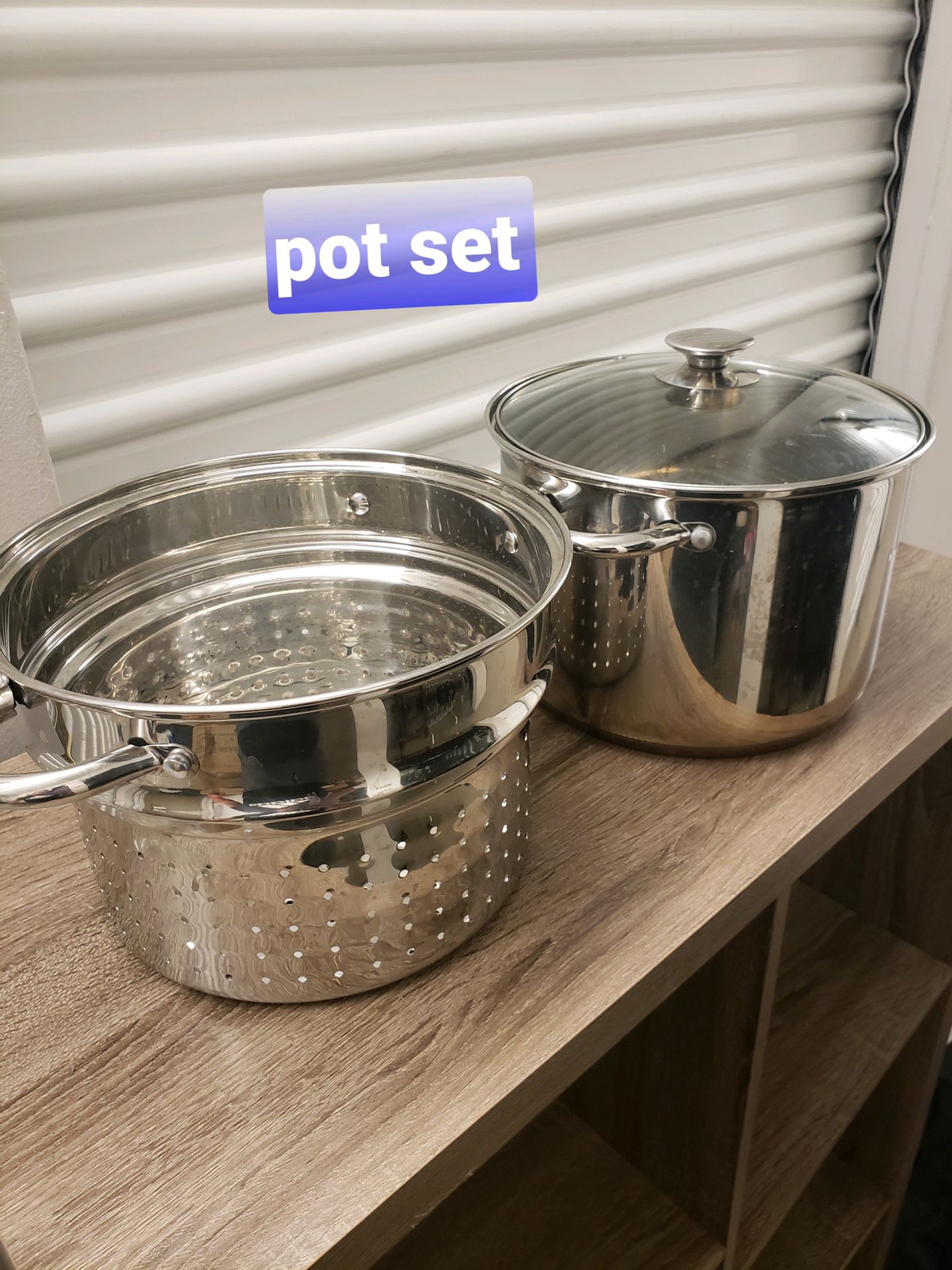 Stainless Steel Strainer and Pot Set