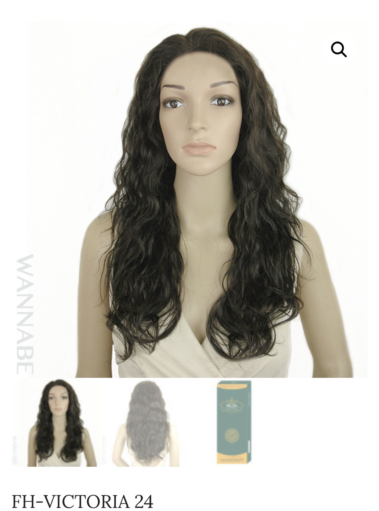 100% Remy Brazilian Human Hair Lacefront Wig - 1b
