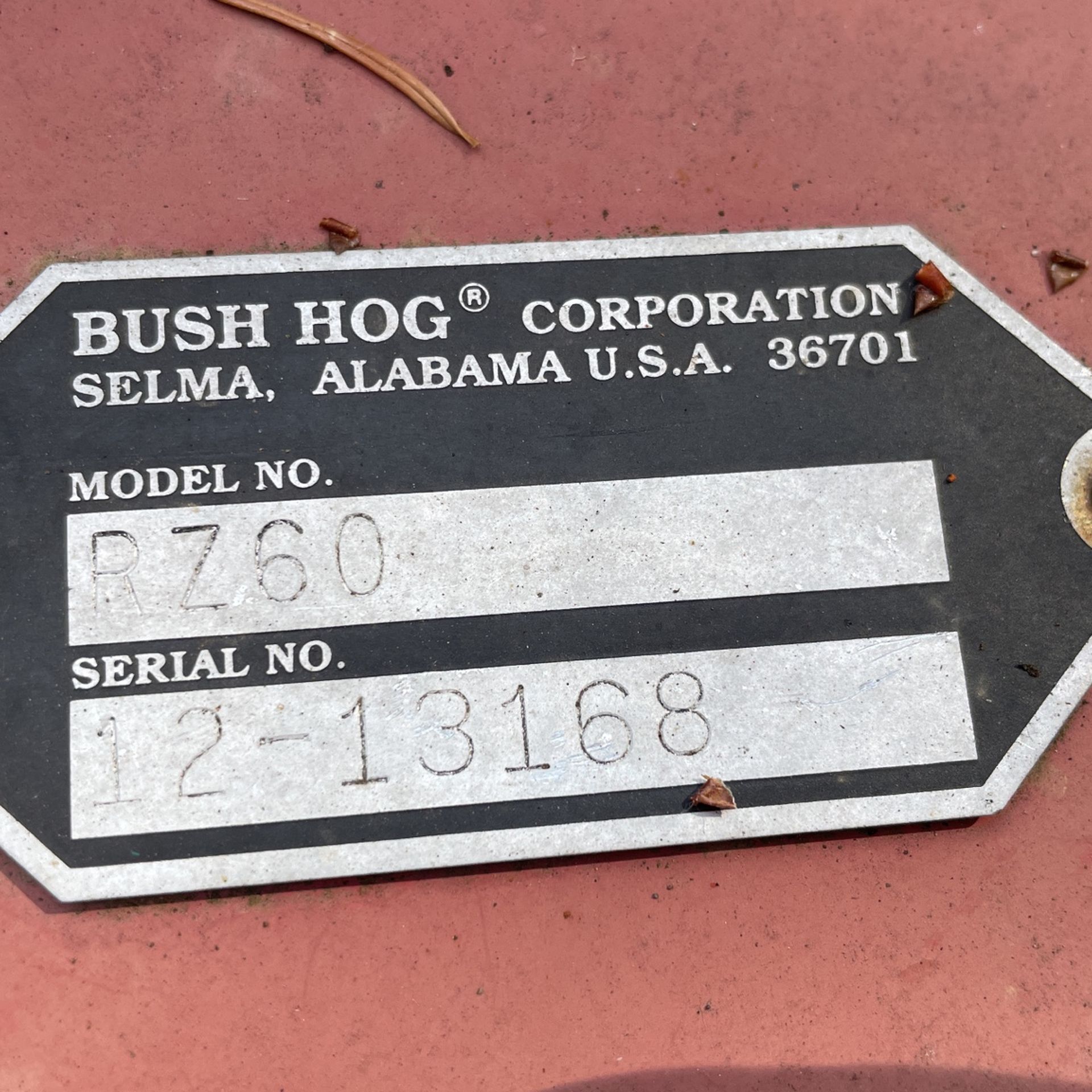 60” Brush Hog