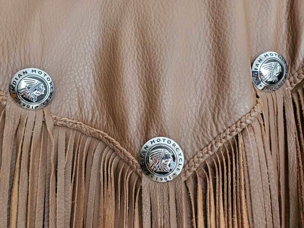 Custom Deerskin Leather Indian Motorcycle Jacket