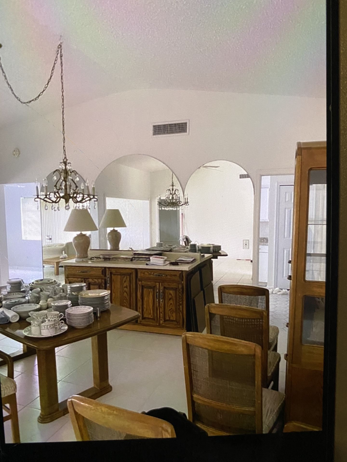 Three(3) Large mirrors oval shape on top, one large 2 Medium Size asking $390. Obo today