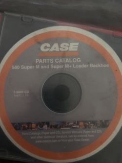 Case tractor 580 m superm+ parts calolog CD Thumbnail