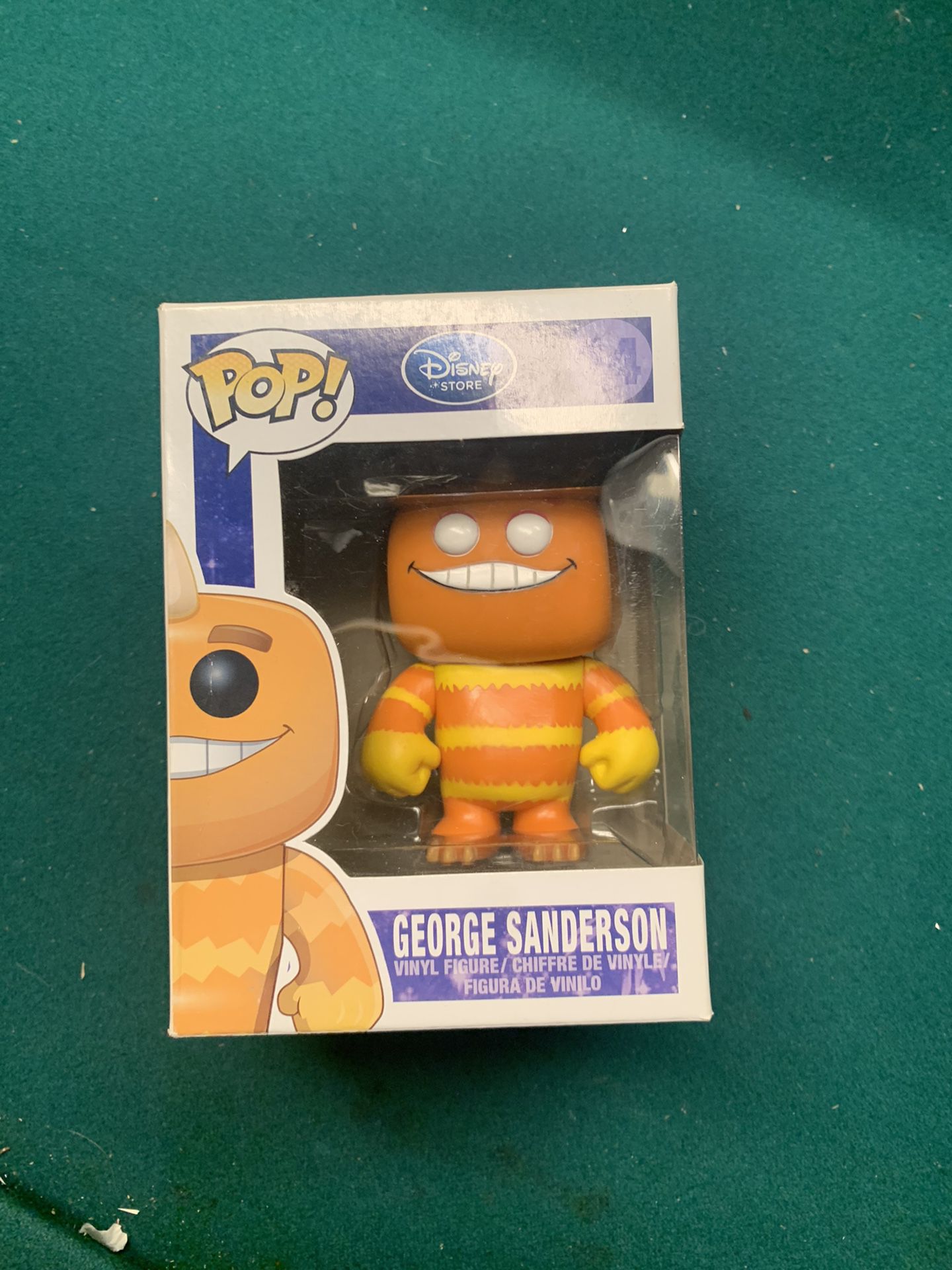2011 RARE AND VAULTED Disney Monsters Inc George Sanderson Funko Pop with black eye rare box check pictures has some wear it’s over 10 year old pop