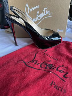Christian Louboutin New Very Prive Patent Red Sole Pumps Thumbnail