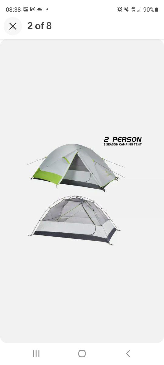 AceHiking 2 Person Camping and Backpacking Tent,Lightweight for 3 Seasons