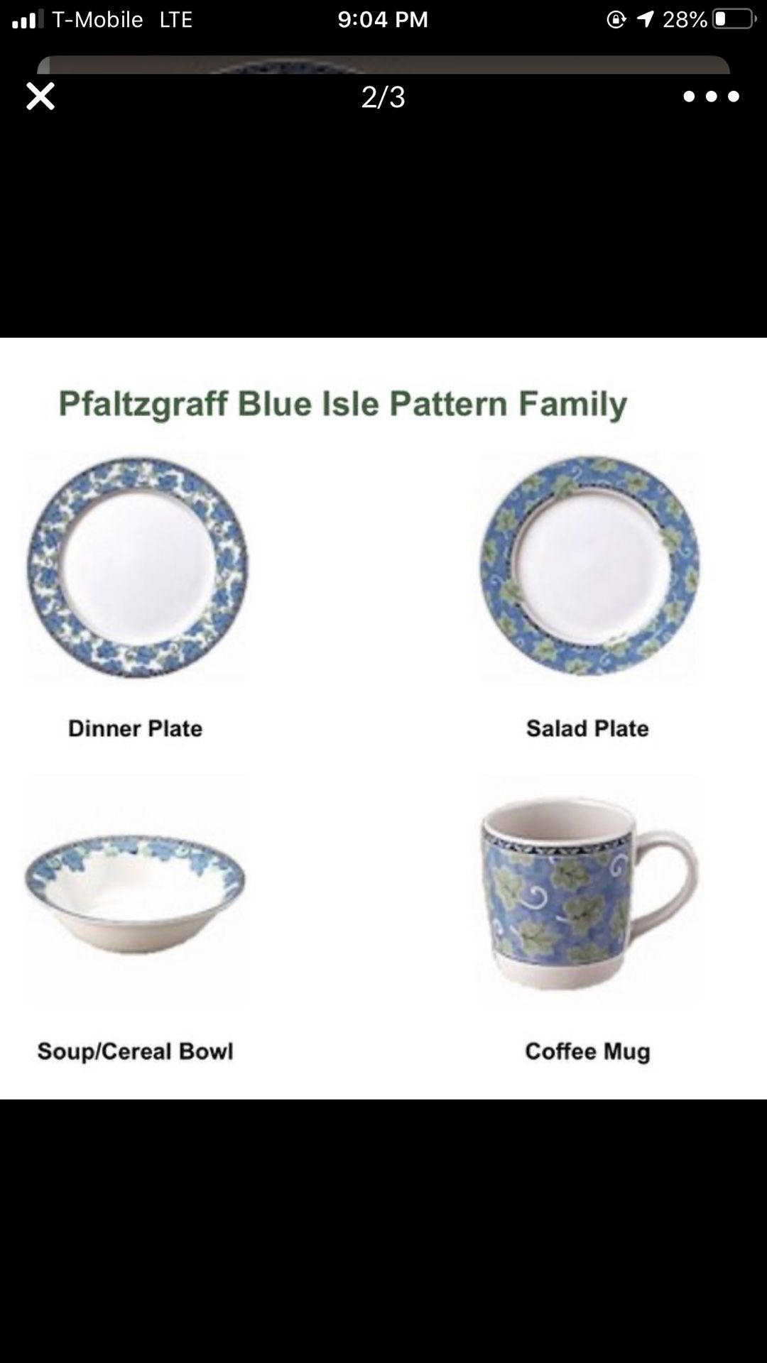 Pfaltzgraff complete set 12 plates/12 cups/12 bowls/several serving plates