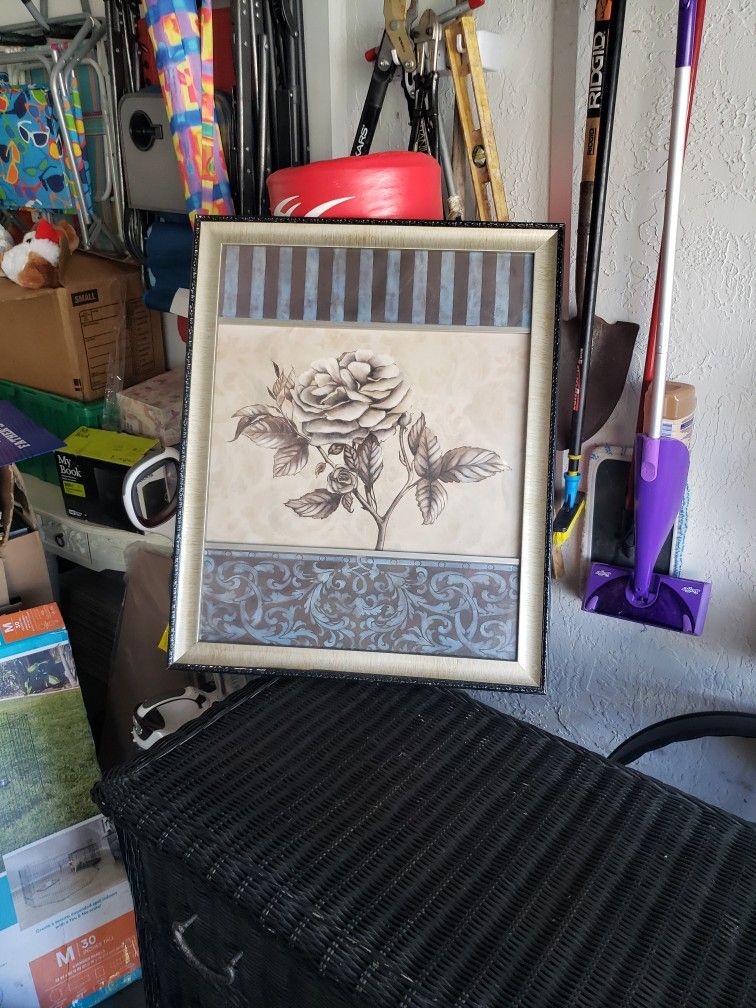 large framed picture