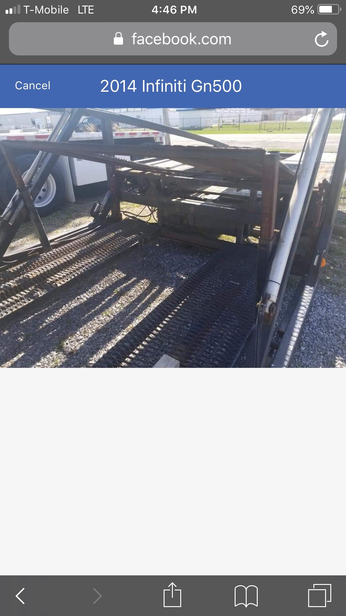 2014 Infinite GN500 5 Car Trailer