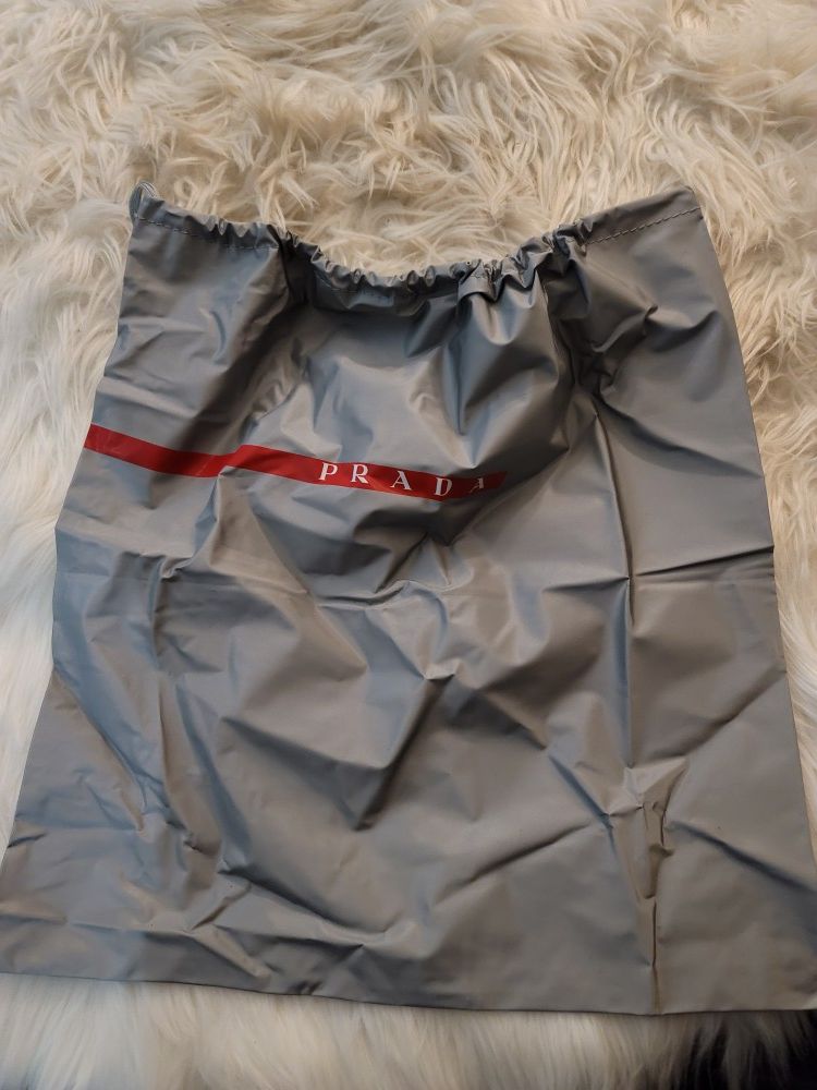 Authentic Prada Drawstring Bag