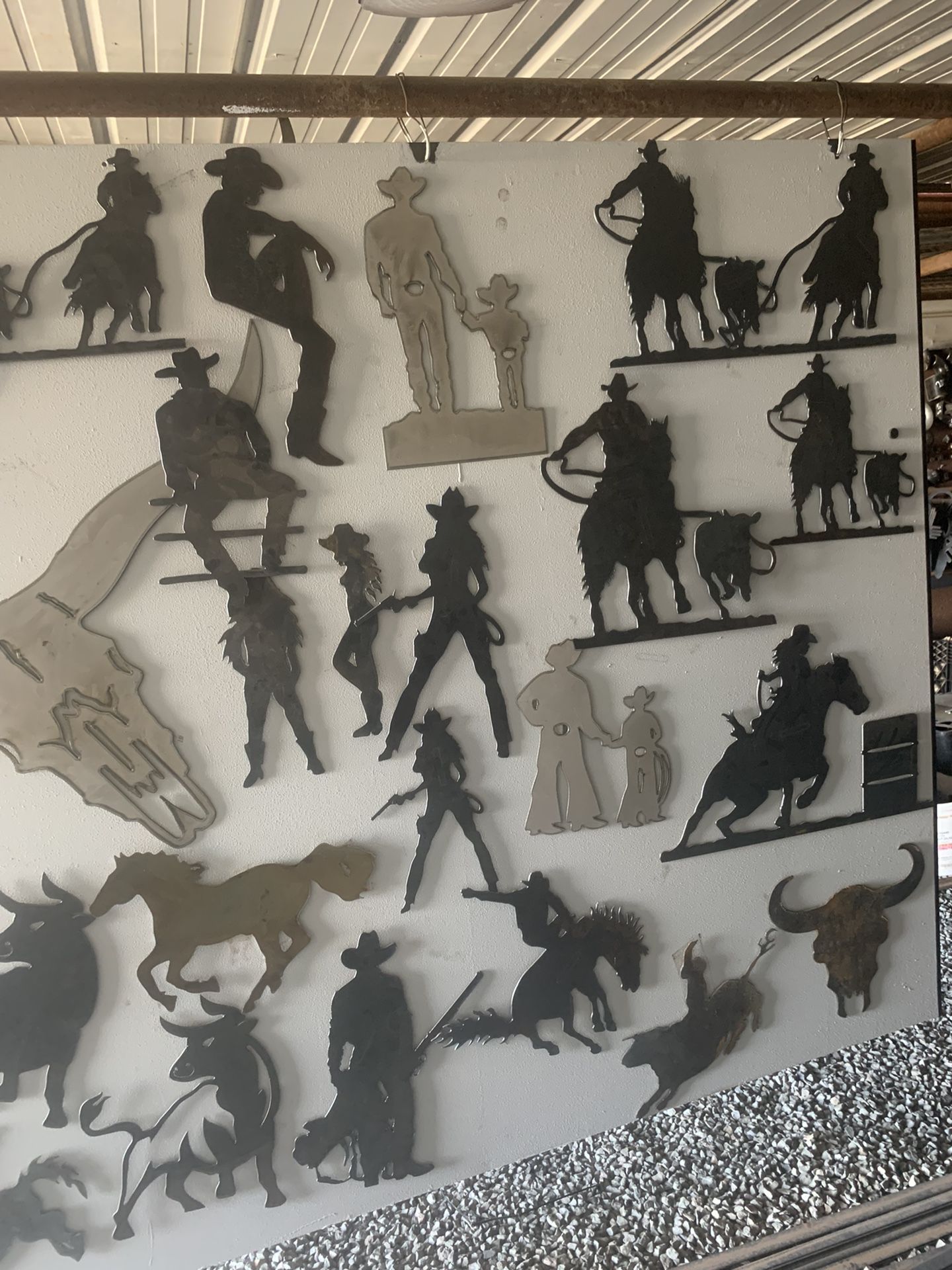 Steel Silhouettes $1 Per Inch Wide 4”-28” $4-$28 Each (contact info removed)