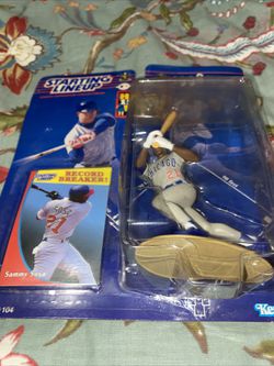1998 MLB Starting Lineup Sammy Sosa Chicago Cubs Action Figure New Sealed Card Thumbnail