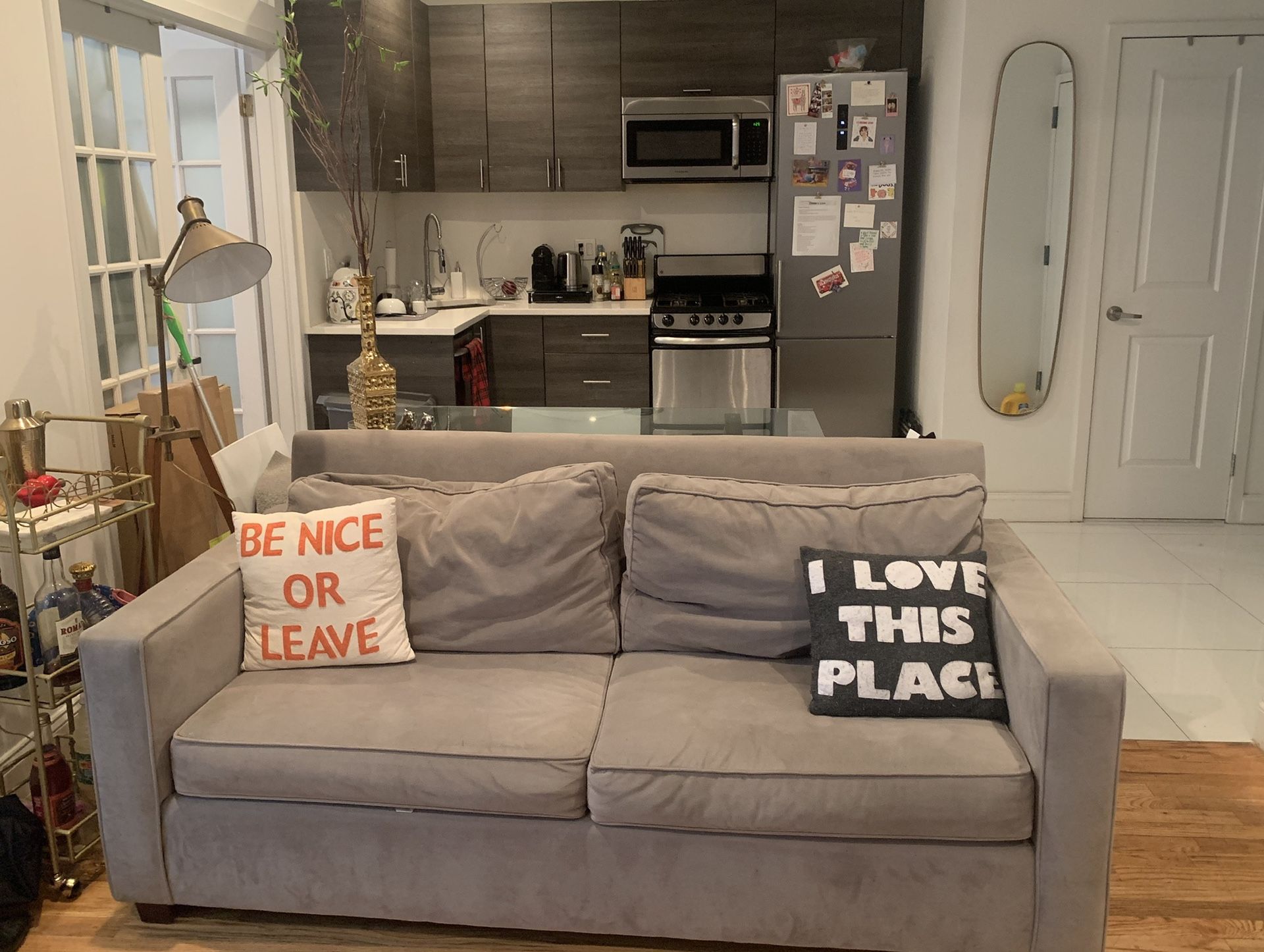 CB2 Rogue Oval Mirror