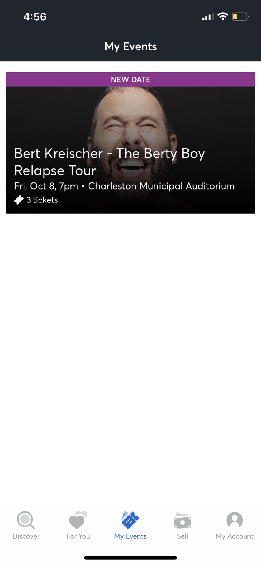 bert kriecher comedy tickets