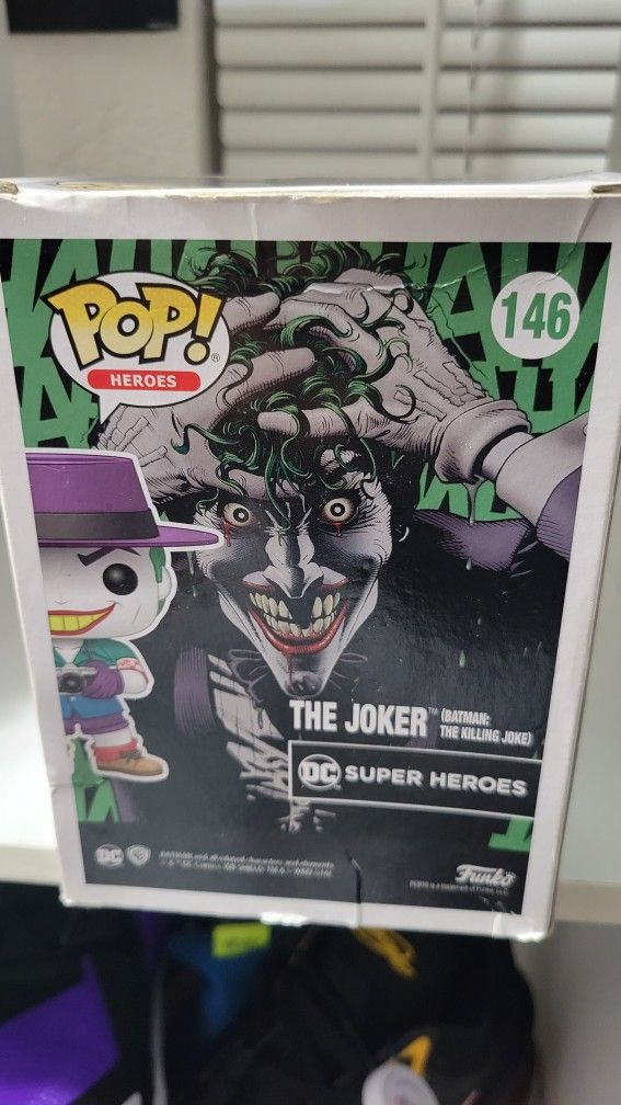 Funko Pop THE JOKER 2016 NEW YORK COMIC COM LIMITED EDITOON