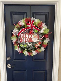 Christmas wreath for front door Thumbnail