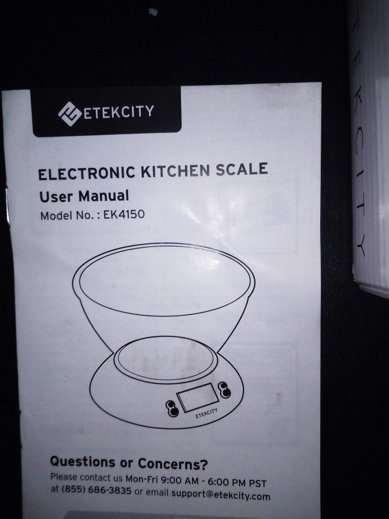 Etekcity Kitchen Scale
