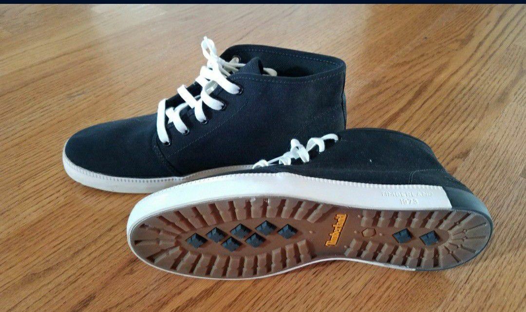 Black Timberland Casual Canvas Shoes