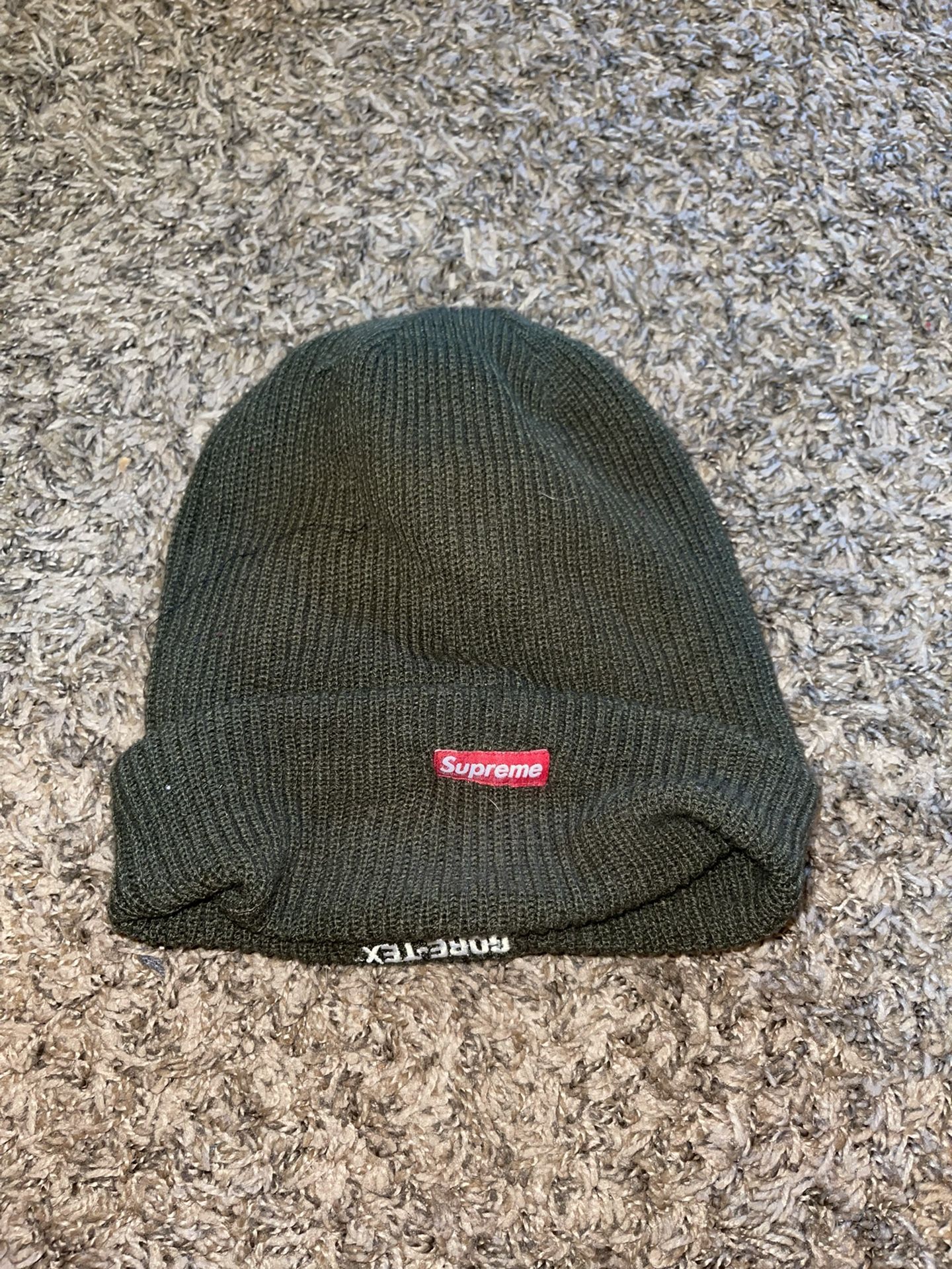 Supreme Gore-Tex Green Beanie