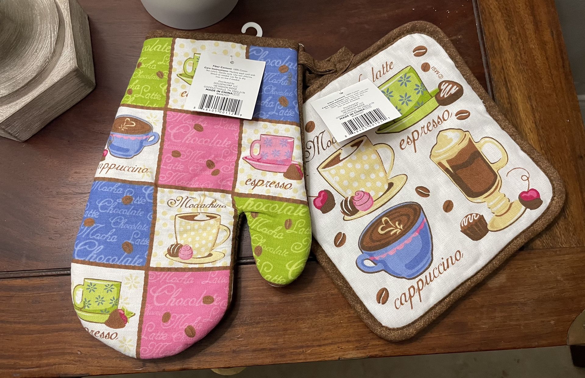 Coffee Theme Kitchen Towels & Pot Holders